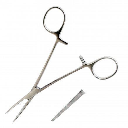 Затискач кровоспинний, по Crile-Rankin, зубчатий, прямий №1. Довжина 16,0 см